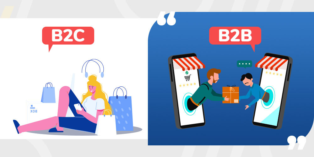 B2B ईकॉमर्स B2C से कैसे अलग है